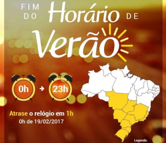 Horário de verão termina neste domingo em Mato Grosso do Sul, mais 9 estados e no DF