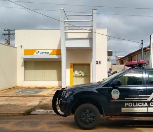 Agência do Correios é assaltada em Guia Lopes da Laguna