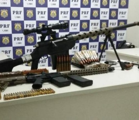 De diferentes países, armas de guerra passam por MS para abastecer o crime organizado