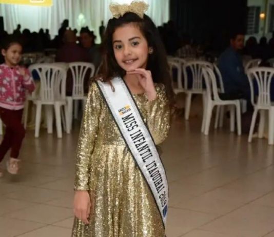 Athina Medeiros eleita a Miss Infantil Itaquiraí 2019