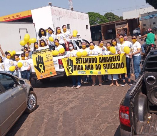 Itaquiraí realiza carreata da campanha “Setembro Amarelo”