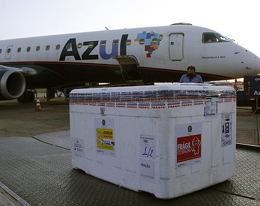 Mato Grosso do Sul recebe novos lotes com 63.220 doses de vacina contra Coronavírus