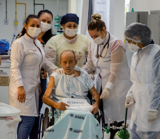 Paciente de 60 anos vence a Covid após 2 meses internado na UTI do Hospital Municipal de Naviraí