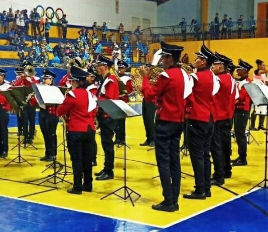 Banda Marcial Tom Jobim de Naviraí participa de evento comemorativo dos 46 anos de Eldorado