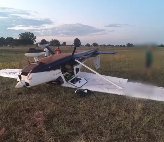Avião monomotor tomba na pista logo após pousar em aeroporto de MS