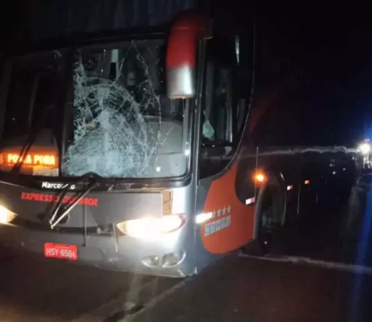 Adolescente de 16 anos morre atropelado por ônibus na BR-163
