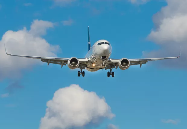 aviao descendo