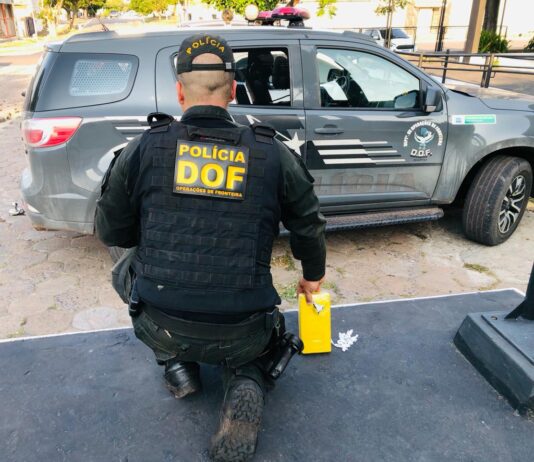 Homem é preso pelo DOF em Corumbá com mais de um quilo de cocaína
