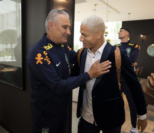 Seleção brasileira faz primeiro treino no CT da Juventus, na Itália