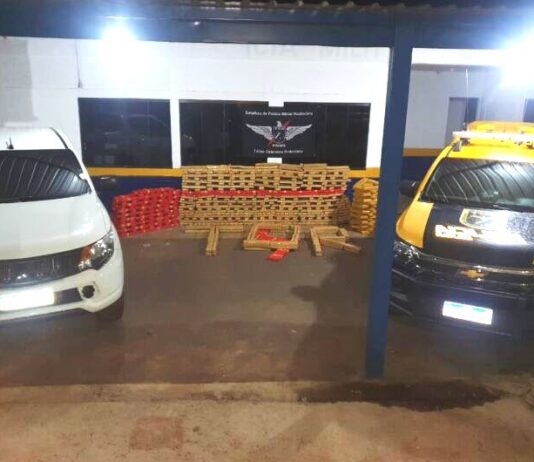 Motorista é preso com mais de meia tonelada de maconha na MS-164