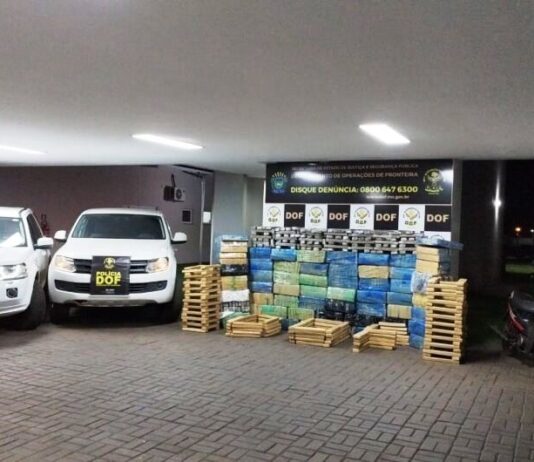 DOF encontra 1,5 tonelada de maconha em empresa de materiais recicláveis
