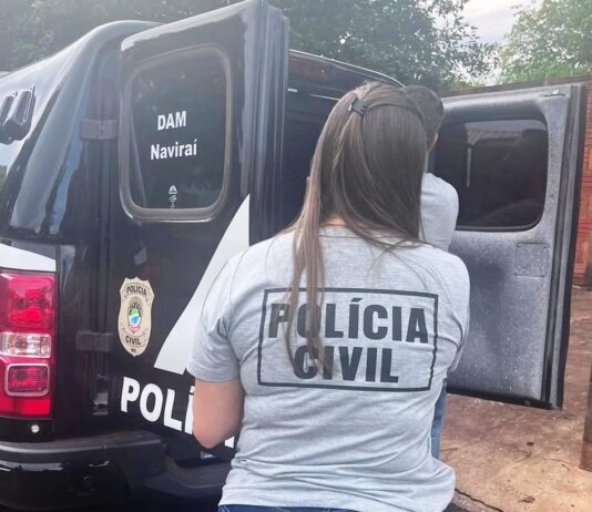 Suspeito de tentativa de feminicídio é preso pela Polícia Civil em Naviraí