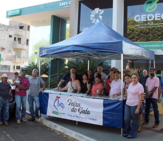 Feirantes se preparam para a Feira do Galo que será lançada pela Prefeitura de Naviraí