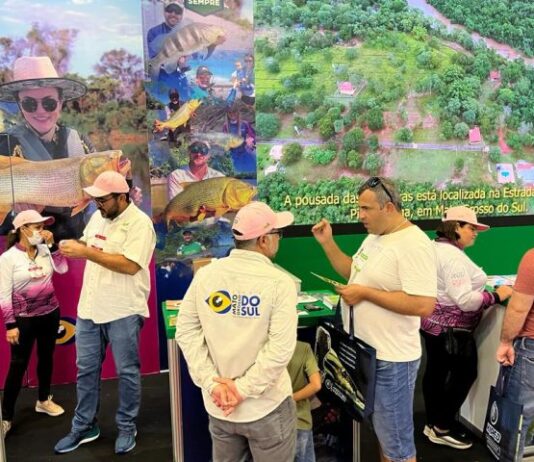 MS divulga seus principais destinos de pesca em evento nacional do setor