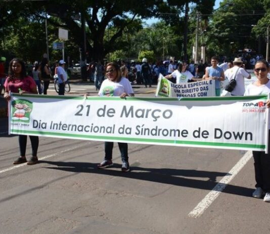 CAMPO GRANDE: caminhada em alusão ao Dia Mundial da Síndrome de Down será realizada no dia 21
