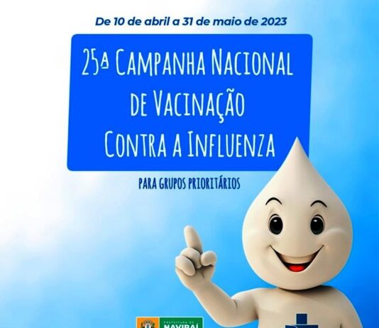 NAVIRAÍ: 25ª Campanha Nacional de Vacinação contra Influenza será iniciada no dia 10 de abril