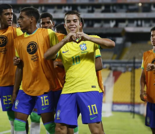SUB-17: Brasil vence a Colômbia por 3 a 1 e se classifica para hexagonal final