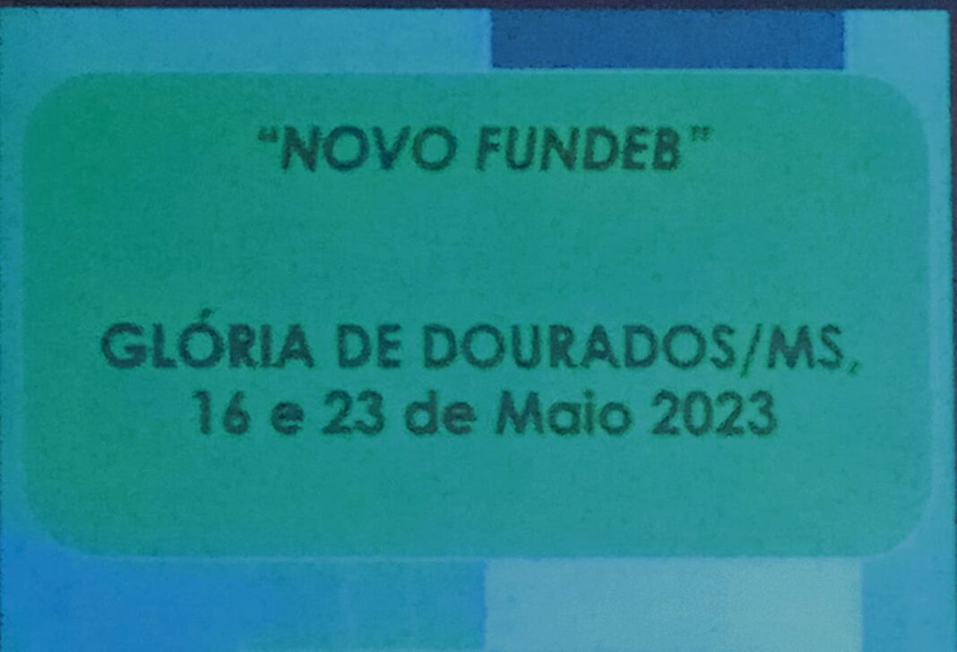 Glória novo FUNDEB