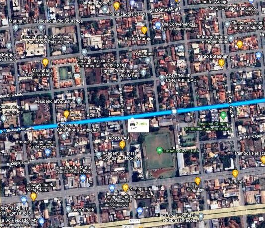 DOURADOS: Agetran trabalha na mudança de circulação em trecho da rua Oliveira Marques