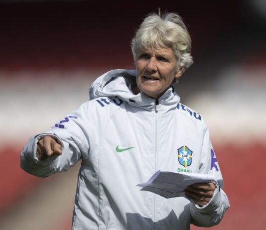 Jogadoras da Seleção Brasileira Feminina de Futebol se apresentam em Brasília (DF)