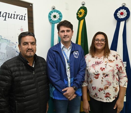 Prefeito Thalles recebe o superintendente do INCRA de MS e a coordenadora do MDA/MS