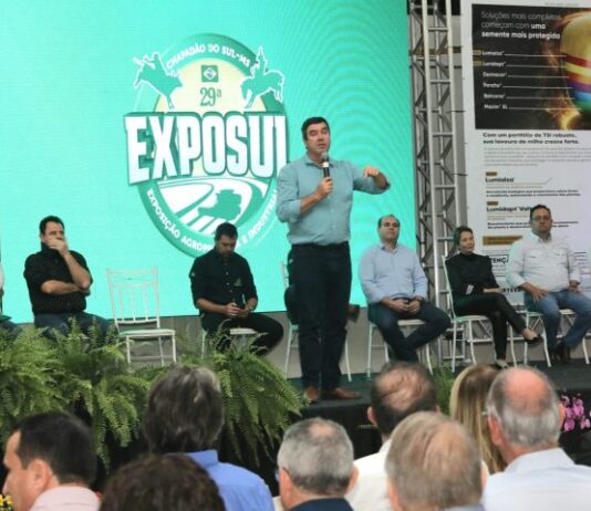 Na Exposul, Riedel destaca força econômica de Chapadão e ambiente positivo de negócios em MS