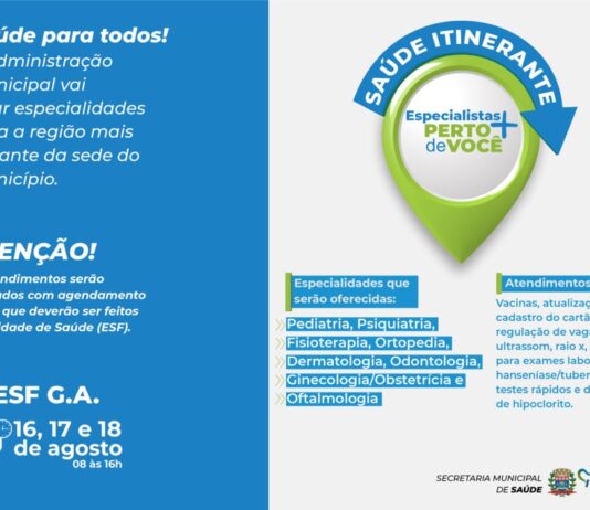 Ação da Prefeitura de Itaquiraí levará atendimento médico especializado às famílias da zona rural
