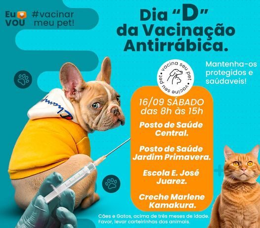 ITAQUIRAÍ deflagra campanha de vacinação antirrábica