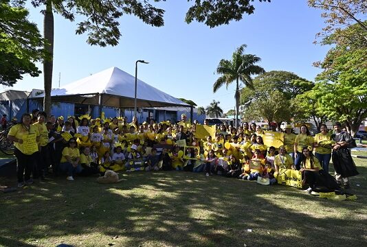 ITAQUIRAÍ: Assistência Social promoveu passeio ciclístico para alertar sobre a prevenção ao suicídio