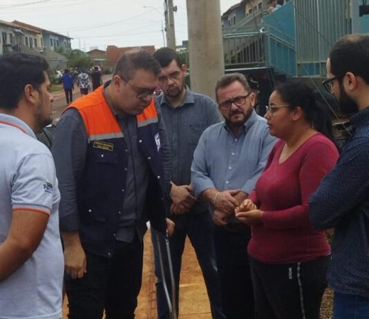 Após temporal, Laudir solicita cadastro de famílias desabrigadas para doação de sobras de materiais de construção