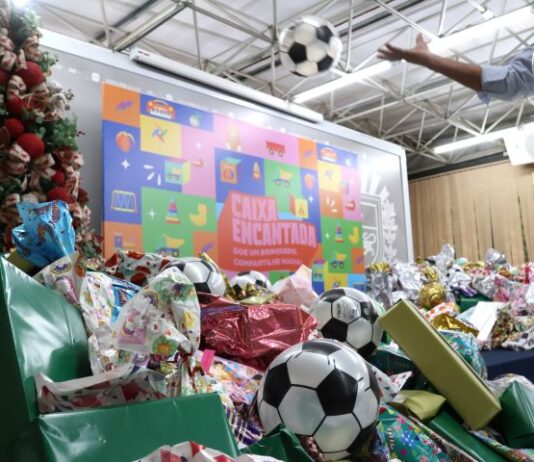 ‘Caixa Encantada’ encerra arrecadação de brinquedos com evento nesta segunda