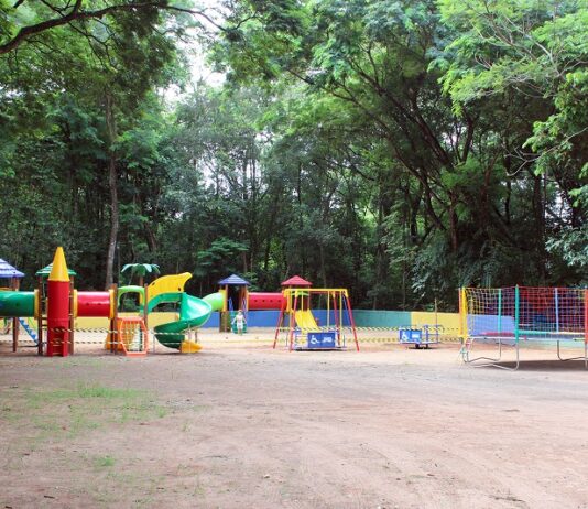 Prefeitura de Naviraí adquire novos brinquedos para o playground do Parque Municipal do Cumandaí
