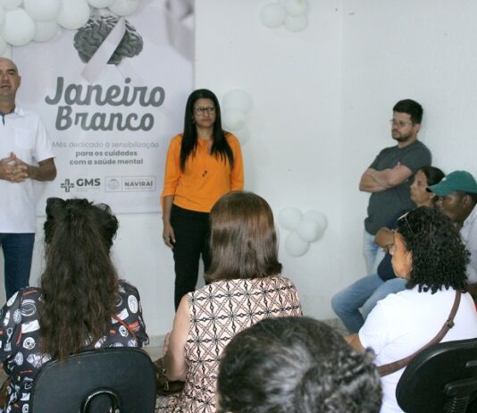 Prefeitura de Naviraí promove ação sobre o Janeiro Branco e reforça importância dos cuidados com a saúde mental