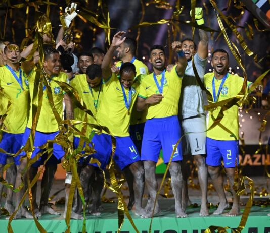 HEXACAMPEÃO – Brasil conquista a sexta estrela na Copa do Mundo de Beach Soccer