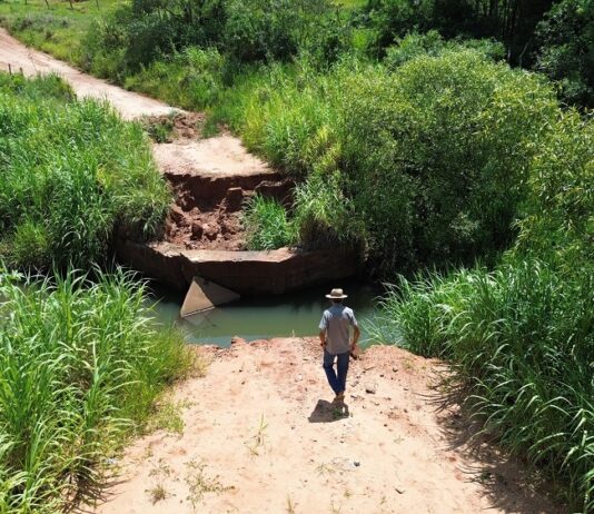 MUNDO NOVO licitado a ponte do Santo Garcia e prefeito Valdomiro pede mais duas: pontes da Santa Fé e do Incra