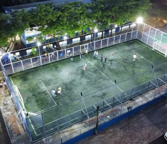 CAMAPUÃ recebe nova arena esportiva parte do programa MS Bom de Bola