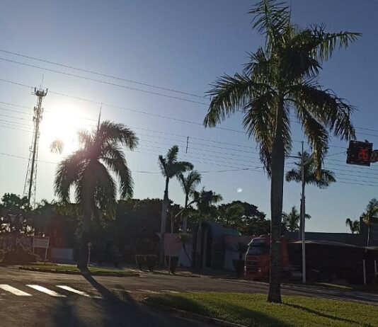 Sol e tempo firme nesta terça-feira em Mato Grosso do Sul