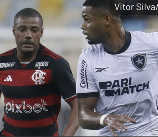 Botafogo vence Flamengo por 2×0 e assume liderança no Brasileirão