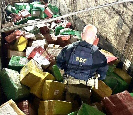 PRF apreende no Paraná 6,3 toneladas de maconha que saiu de MS