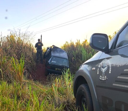 Veículo carregado com maconha é recuperado pelo DOF em Itaquiraí