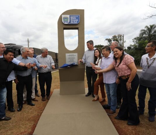 Japorã recebe mais de R$ 74,8 milhões com pavimentação da MS-386 e convênios do MS Ativo