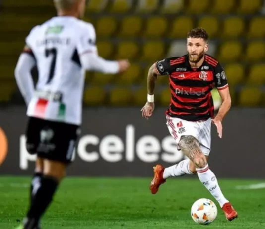 Flamengo perde para o Palestino e cai para a terceira colocação no Grupo E da Copa Libertadores