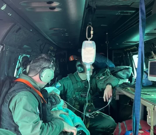Operação militar transfere bebê prematuro no Rio Grande do Sul