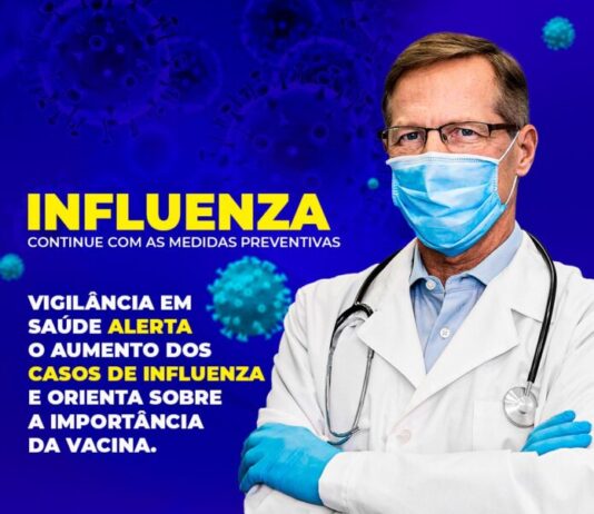 Com aumento de casos de influenza no estado, Epidemiologia de Mundo Novo alerta para vacina contra a gripe