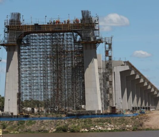 ROTA BIOCEÂNICA: ponte em Porto Murtinho está 52% concluída e ficará pronta no final de 2025
