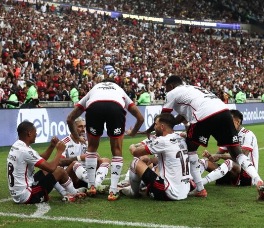 De virada, Mengão goleia o Vasco por 6 a 1 e assume a liderança do Brasileirão