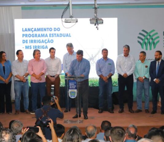 Com sustentabilidade, Governo de MS lança programa para aumentar área irrigada e produção