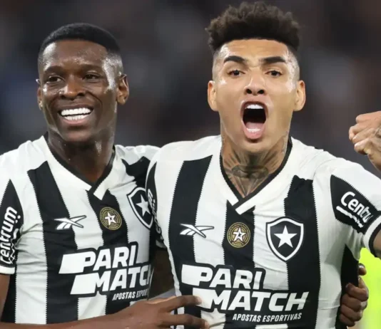 Libertadores: Botafogo é superior ao Palmeiras e sai em vantagem nas oitavas