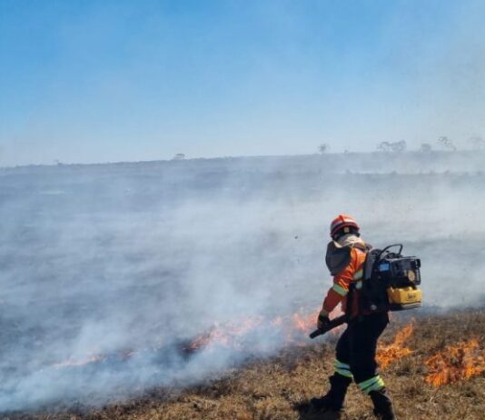 Com seca intensificada, MS mantém mobilização para combate aos incêndios florestais em biomas