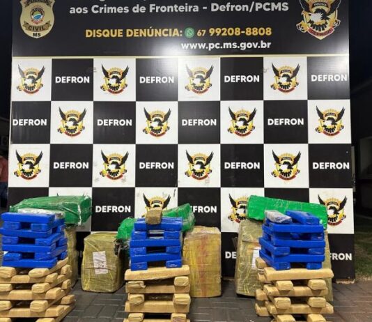Polícia apreende quase 300 quilos de maconha em entreposto